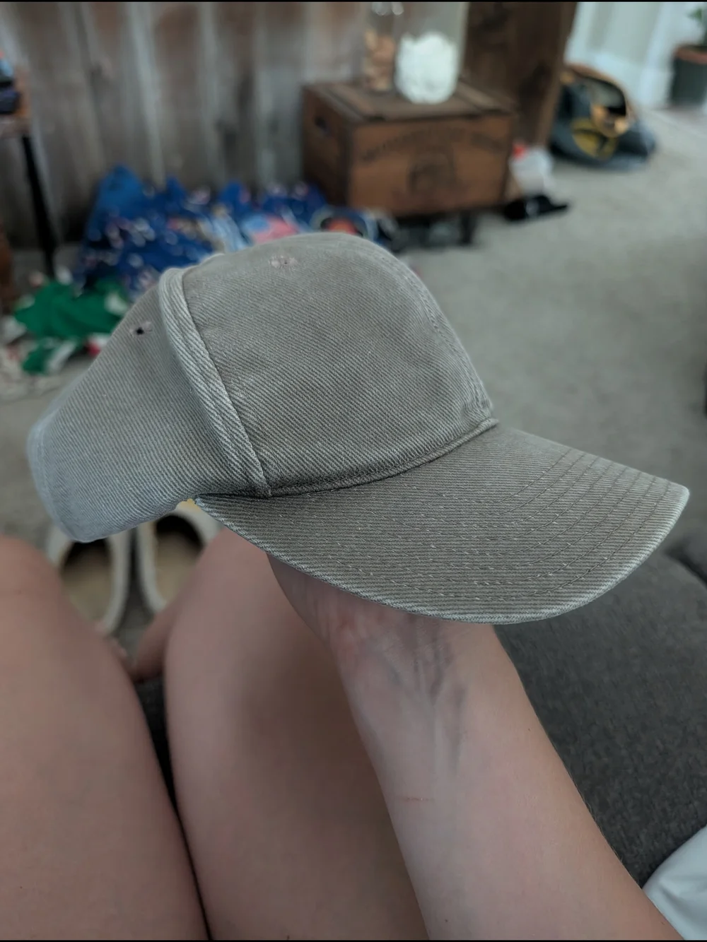Nike Club Olive Green Unstructured Futura Wash Hat